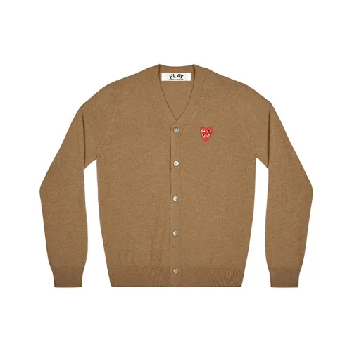 CDG Play Коричневый Мужской Свитеры