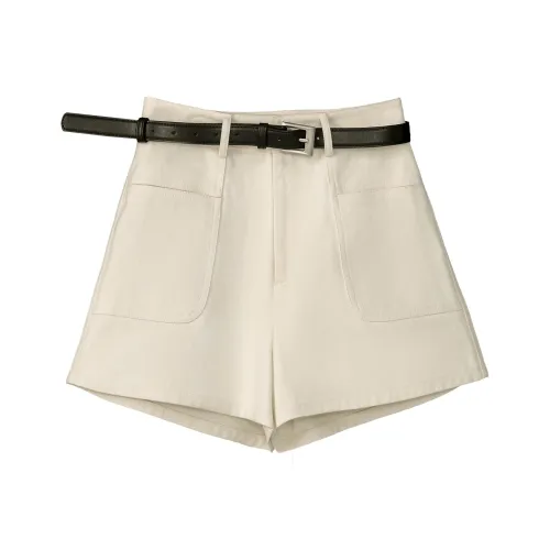 Fstudio Повседневные шорты Женские Ecru