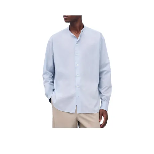HERMES Мужские Синие Рубашки