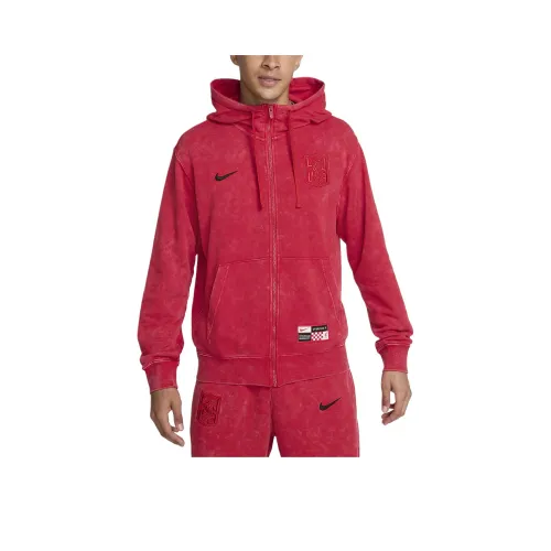 Nike Red Men's Hoodies Найк Красный Мужские Толстовки