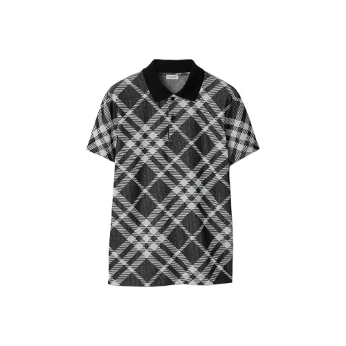 Burberry Поло Мужское Черное