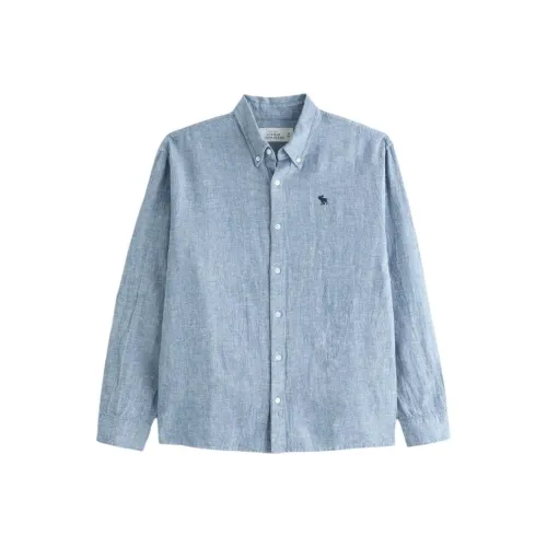 Abercrombie＆Fitch Рубашка Мужская Синяя