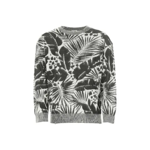 SAINT LAURENT SS21 Свитер Мужской Серый