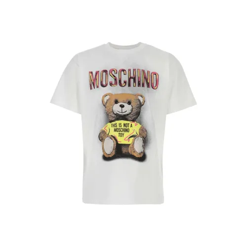 MOSCHINO Белая Мужская T-Рубашка