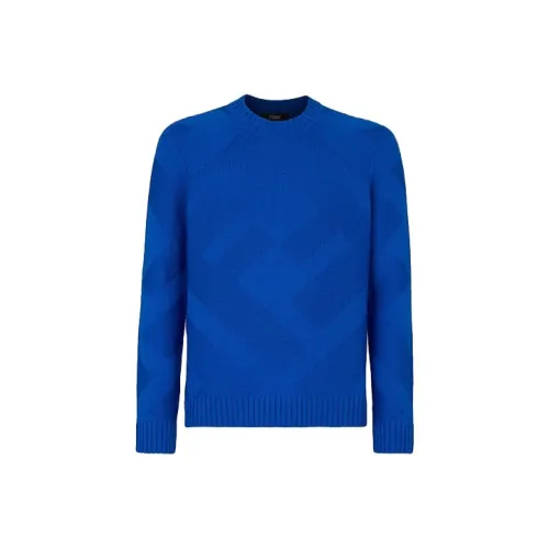 FENDI Синие Мужские Свитера