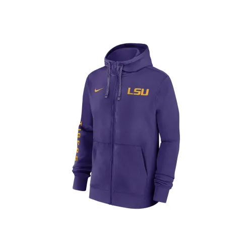 Свитшот Nike LSU College Tigers Sideline Team Issue Мужской Фиолетовый