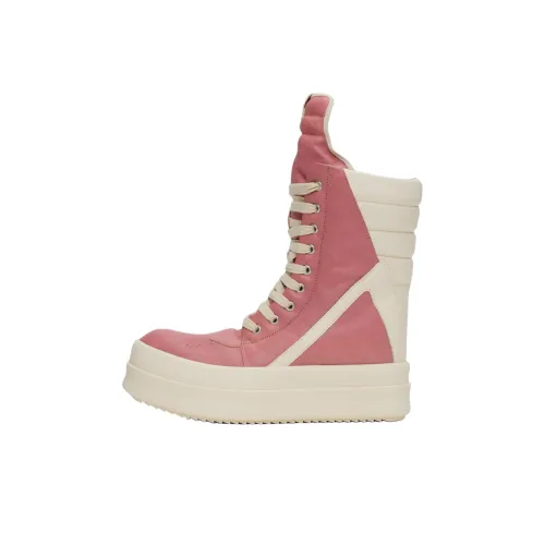 RICK OWENS совместный бренд RO Высокие кроссовки для скейтбординга Мужские Розовые