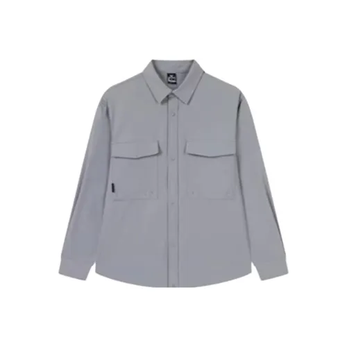 361° Холодный серый Мужские рубашки