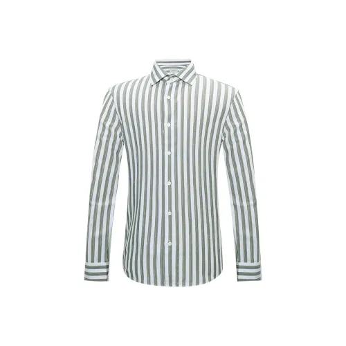 JODOLL Зеленые Мужские Рубашки