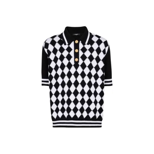 BALMAIN Мужская черная поло