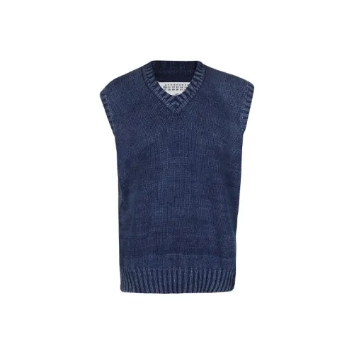 Maison Margiela Мужские Синие Свитера