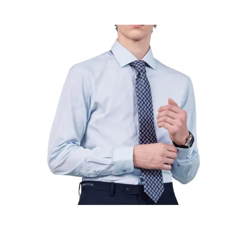 JODOLL Небесно-голубой Мужские Рубашки