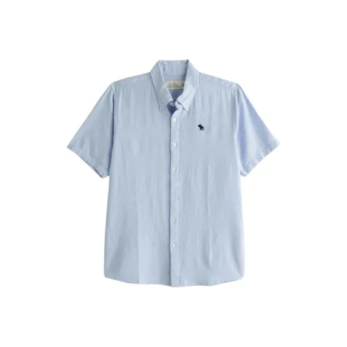 Abercrombie＆Fitch Рубашка Мужская Светло-Синяя