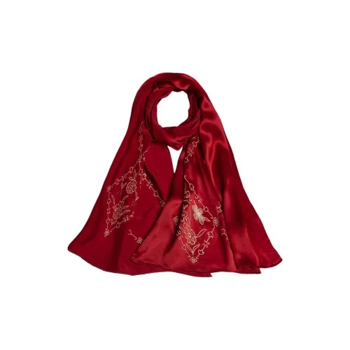 Шарфы из шелка Tutowy Red Bean Женские