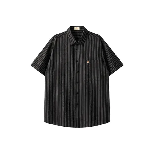 WILLIAM FOX SONS Рубашка Унисекс Черные полосы