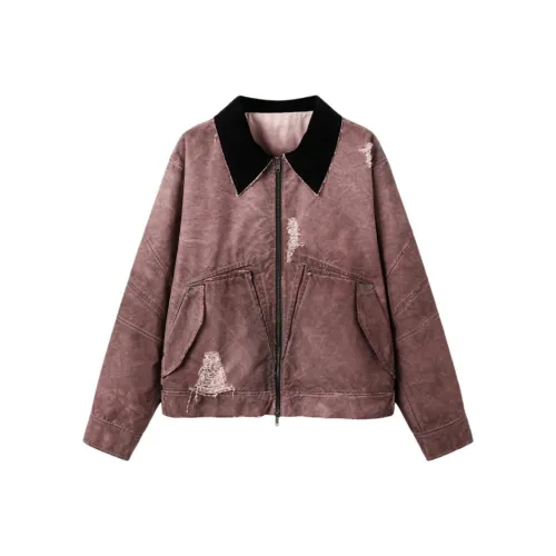 YUNYI Куртки и Пальто Унисекс Ржаво-Красный