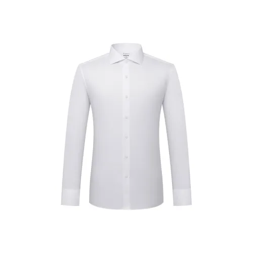 Camicissima Белый, Slim Fit/Windsor воротник/Двойной на пуговицах, с круглыми рукавами, мужская рубашка
