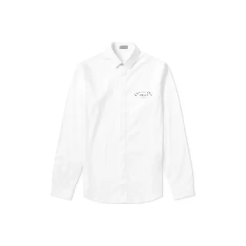 DIOR Белые Мужские Рубашки