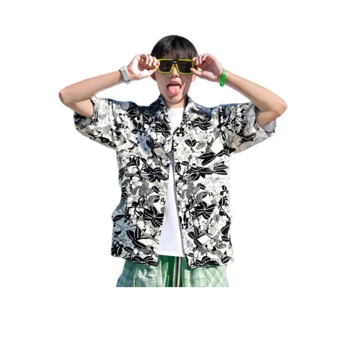 YEARNED Белая Унисекс Рубашка