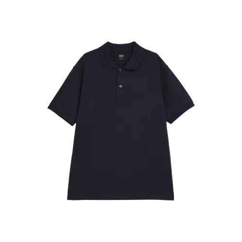 UNIQLO Поло Мужское Темно-Синий