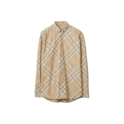 Burberry Linen Men's Shirts Burberry Льняные Мужские Рубашки