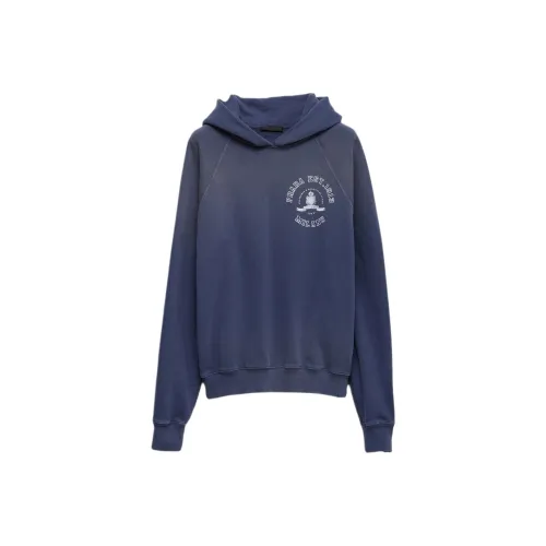 PRADA SS25 Толстовка Мужской Синий