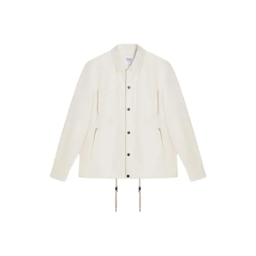 THEORY Дизайнер Co Автор Коллекция Рубашка Мужская Экрю