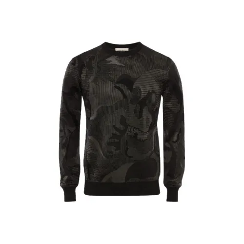 Alexander McQueen Черные Мужские Свитера