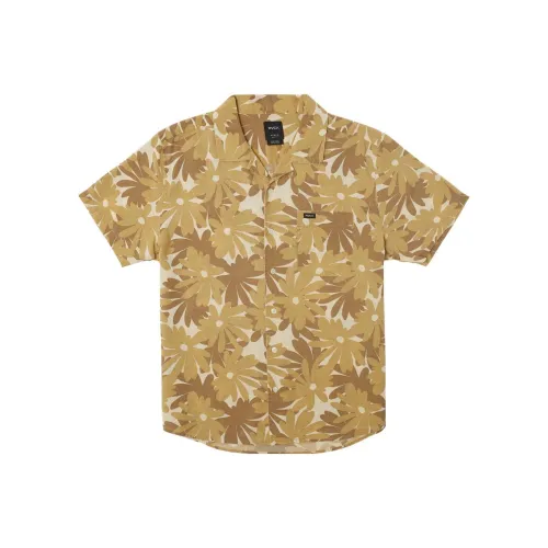 RVCA Желтые Мужские Рубашки