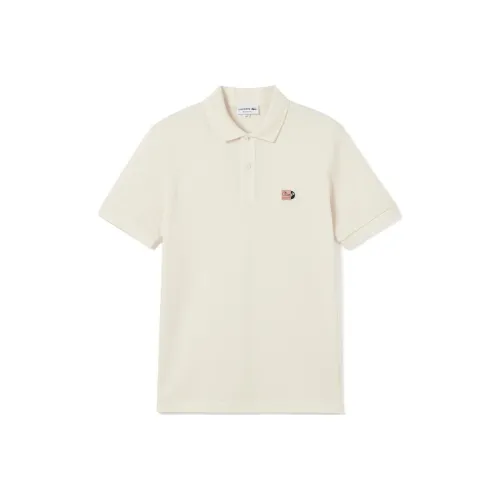 LACOSTE Summer Vitality Series XFJ/Кремово-белый Мужская рубашка поло