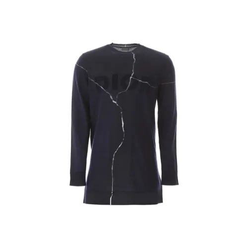 DIOR Quarterly New Products Синий Мужской Свитеры