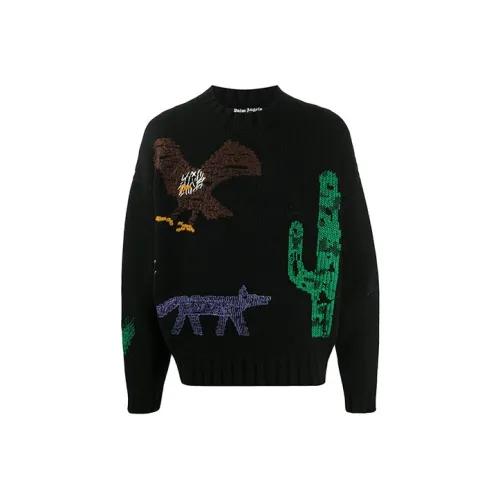 PALM ANGELS Черные Мужские Свитера