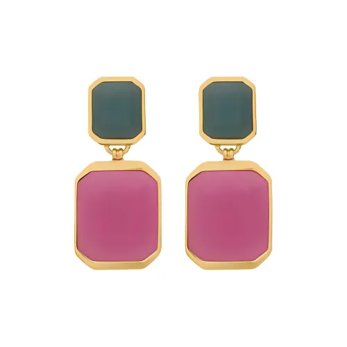 SAINT LAURENT Серьги Розовые Женские