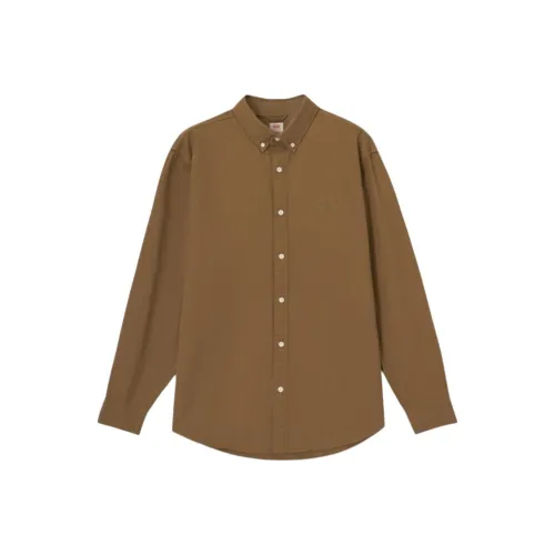 Levis Коричневые Мужские Рубашки