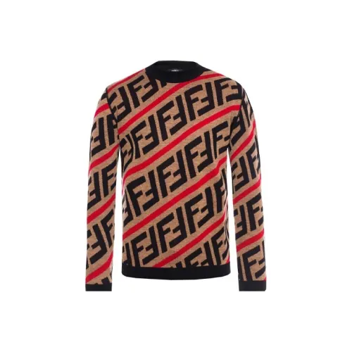 Fendi Khaki Мужские Свитера