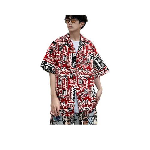 YEARNED Красная унисекс рубашка