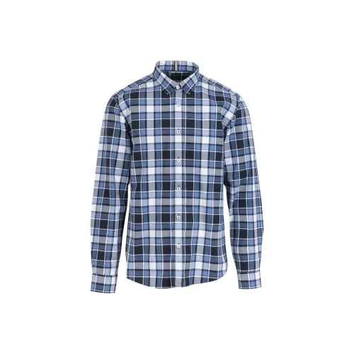 Hugo Boss Мужские Синие Рубашки