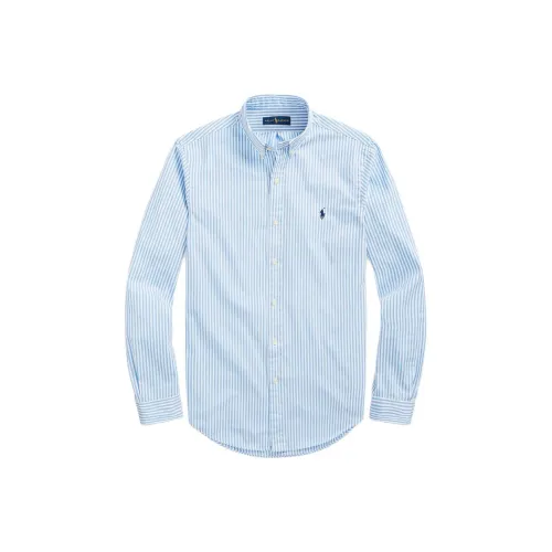 Polo Ralph Lauren SS24 Рубашка Мужская Светло-Синяя