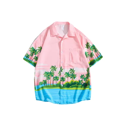 CLOR Рубашка Унисекс Мальдивский Розовый