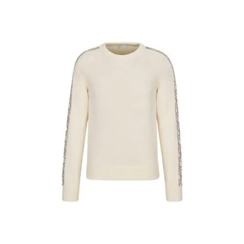 DIOR Quarterly New Products Бежевые Мужские Свитера