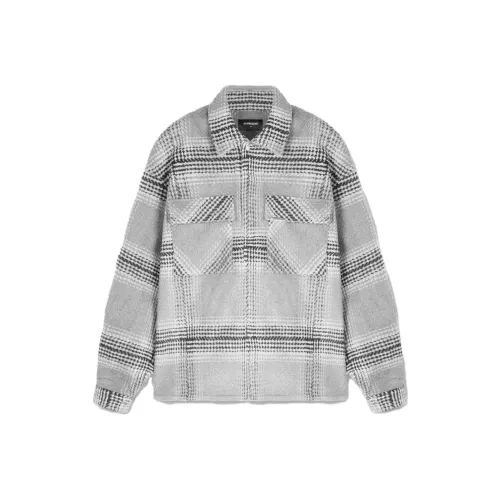 REPRESENT Фланелевая рубашка мужская серая