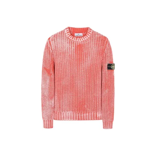 STONE ISLAND Красный Унисекс Свитеры