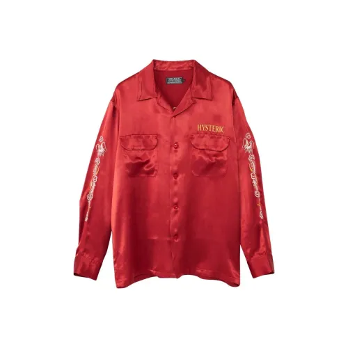 HYSTERIC GLAMOUR Рубашка Унисекс Красная