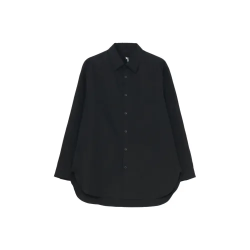 Yohji Yamamoto Ground Y SS25 Рубашка Унисекс Черный