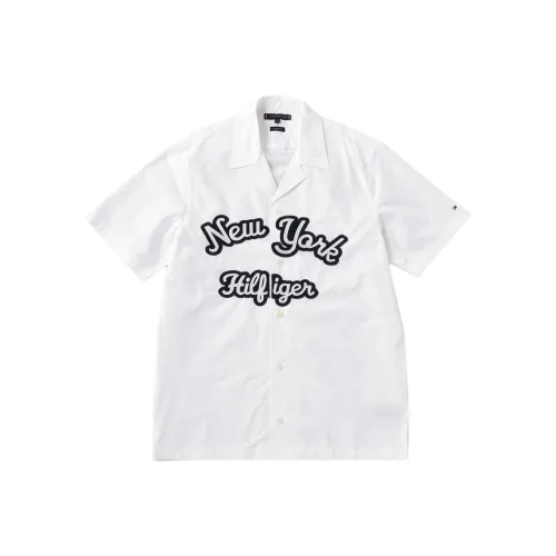 Tommy Hilfiger WCC Poplin Artwork Shirt S S Shirt Men's White