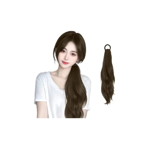 MUYAN Длинные волосы Новый китайский стиль Естественный Низкий Свободный Микро Кудрявый С лямкой Перука Лошадиная хвост