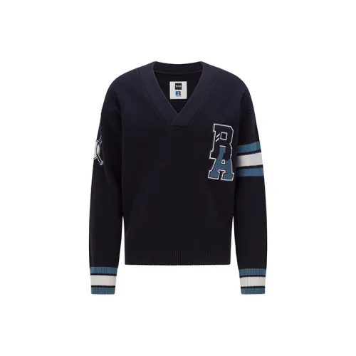 Hugo Boss Темно-синие мужские свитеры