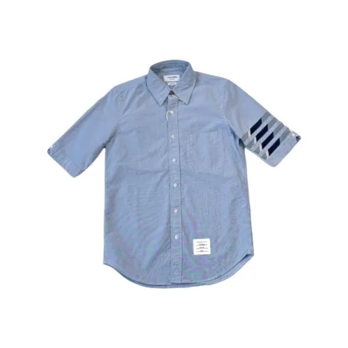 THOM BROWNE· Рубашка Мужская Светло-Синяя