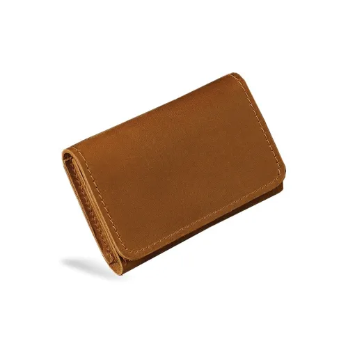 VANDEE Кожа "Сумасшедшая лошадь" Держатель для карт Держатель для карт Мужской Кофейно-коричневый