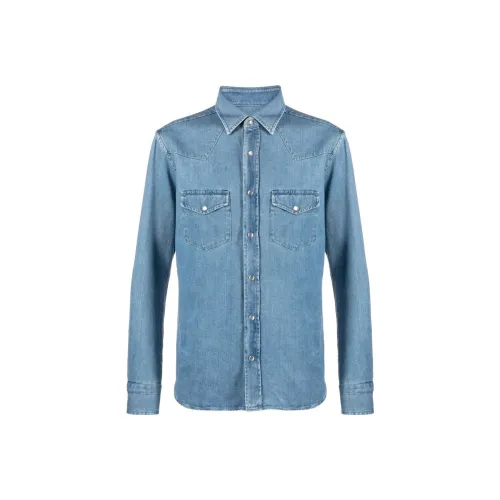 TOM FORD Индиго Мужские Рубашки